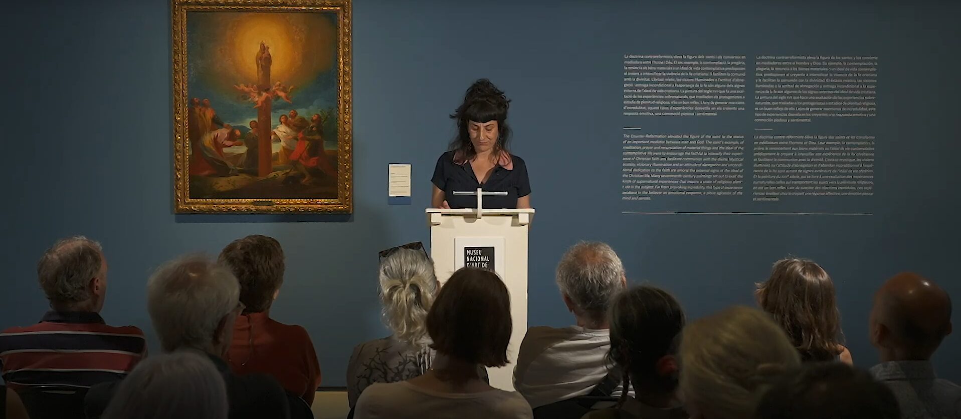 «Patrimoni nacional. Nova exposició temporal al MNAC», conferència performativa de Núria Güell